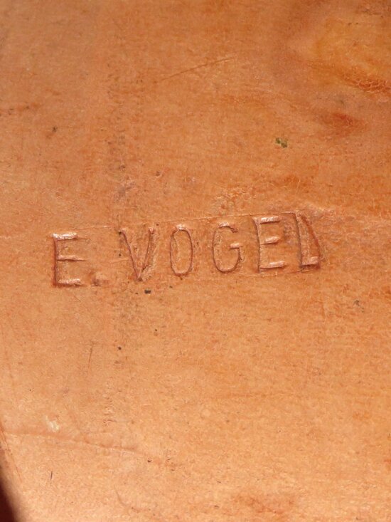 E. Vogel Bespoke Dark Brown Pebbled Calf Leather Plain Toe Derby 11 EE main image 14